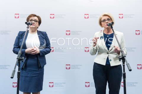 22.01.2018 WARSZAWA<br />KONFERENCJA O PRZYSZLOSCI SZKOLNICTWA ZAWODOWEGO <br />N/Z ANNA ZALEWSKA MARZENA MICHALEK<br /> 