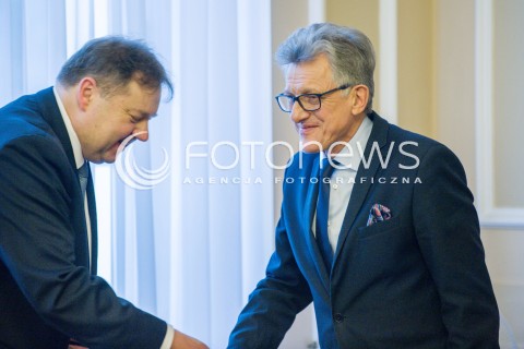  25.01.2018 WARSZAWA SEJM<br />POSIEDZENIE SEJMU <br />N/Z JAROSLAW WYREMBAK STANISLAW PIOTROWICZ<br /> 