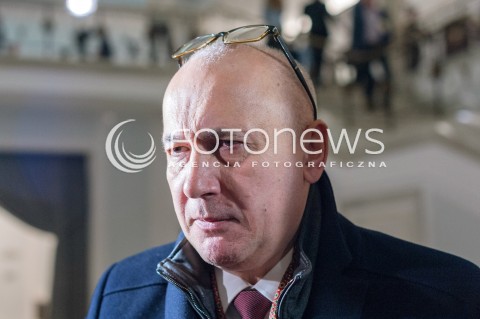  25.01.2018 WARSZAWA SEJM<br />POSIEDZENIE SEJMU <br />N/Z JOACHIM BRUDZINSKI<br /> 
