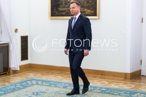  26.01.2018 WARSZAWA<br />SPOTKANIE PREZYDENTA RP Z SEKRETARZEM STANU USA<br />N/Z PREZYDENT RP ANDRZEJ DUDA<br /> 