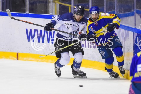  26.01.2018 GDANSK<br />HOKEJ - PHL - POLSKA LIGA HOKEJA SEZON 2017/2018<br />MECZ MH AUTOMATYKA GDANSK - TATRYSKI PODHALE NOWY TARG<br />N/Z KRZYSZTOF KANTOR BARTLOMIEJ NEUPAUER<br /> 