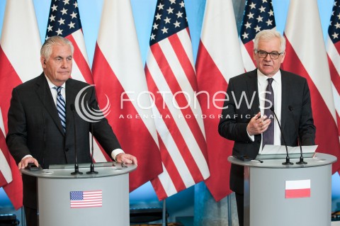 Wizyta sekretarza stanu USA w Warszawie
