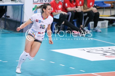  28.01.2018 RZESZOW <br />SIATKOWKA LIGA SIATKOWKI KOBIET LSK 2017/2018 WOMEN VOLLEYBALL POLAND POLISH LEAGUE <br />MECZ DEVELOPRES SKYRES RZESZOW - LEGIONOVIA LEGIONOWO <br />N/Z ANNA KORABIEC RADOSC EMOCJE SYLWETKA <br /> 