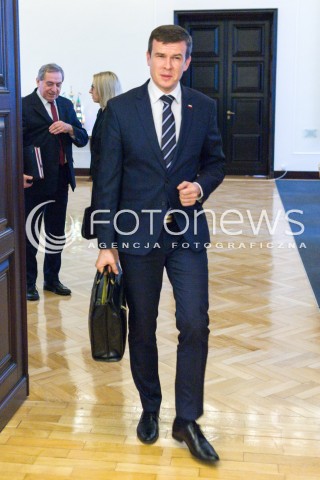  30.01.2018 WARSZAWA<br />POSIEDZENIE RADY MINISTROW<br />N/Z WITOLD BANKA<br /> 