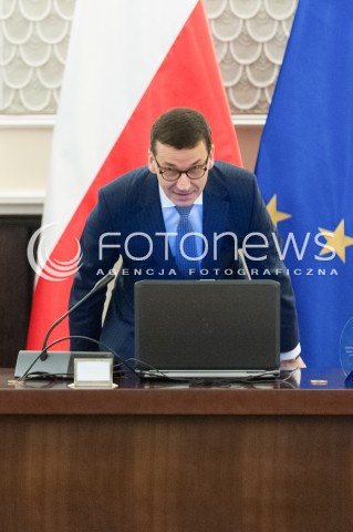  30.01.2018 WARSZAWA<br />POSIEDZENIE RADY MINISTROW<br />N/Z MATEUSZ MORAWIECKI PREMIER<br /> 