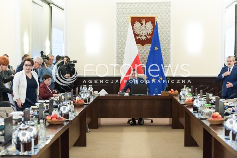  30.01.2018 WARSZAWA<br />POSIEDZENIE RADY MINISTROW<br />N/Z MATEUSZ MORAWIECKI PREMIER<br /> 