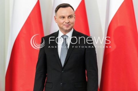  30.01.2018 WARSZAWA PALAC PREZYDENCKI<br />PODPISANIE USTAWY O OGRANICZENIU HANDLU W NIEDZIELE I SWIETA PRZEZ PREZYDENTA<br />N/Z PREZYDENT RP ANDRZEJ DUDA<br /> 