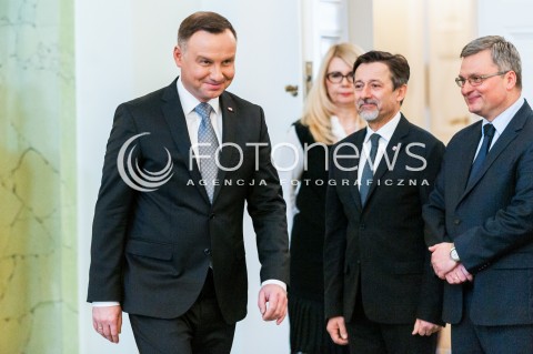  30.01.2018 WARSZAWA PALAC PREZYDENCKI<br />PODPISANIE USTAWY O OGRANICZENIU HANDLU W NIEDZIELE I SWIETA PRZEZ PREZYDENTA<br />N/Z PREZYDENT RP ANDRZEJ DUDA<br /> 