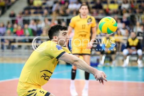  31.01.2018 LODZ<br />
SIATKOWKA LIGA MISTRZOW MEN VOLLEYBALL POLAND <br />
PGE SKRA BELCHATOW - DINAMO MOSCOW<br />
N/Z MARCIN JANUSZ<br />
 