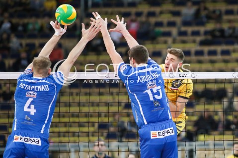  31.01.2018 LODZ<br />
SIATKOWKA LIGA MISTRZOW MEN VOLLEYBALL POLAND <br />
PGE SKRA BELCHATOW - DINAMO MOSCOW<br />
N/Z BARTOSZ BEDNORZ<br />
 