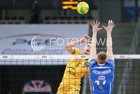  31.01.2018 LODZ<br />
SIATKOWKA LIGA MISTRZOW MEN VOLLEYBALL POLAND <br />
PGE SKRA BELCHATOW - DINAMO MOSCOW<br />
N/Z KAROL KLOS<br />
 