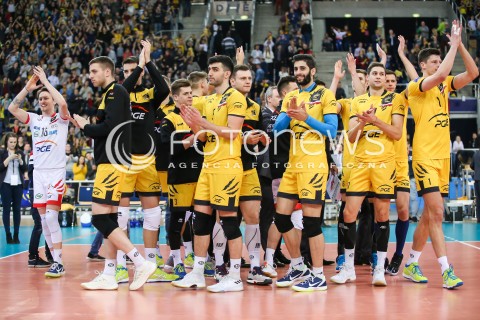  31.01.2018 LODZ<br />
SIATKOWKA LIGA MISTRZOW MEN VOLLEYBALL POLAND <br />
PGE SKRA BELCHATOW - DINAMO MOSCOW<br />
N/Z RADOSC EMOCJE WYGRANA<br />
 