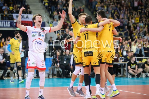  31.01.2018 LODZ<br />
SIATKOWKA LIGA MISTRZOW MEN VOLLEYBALL POLAND <br />
PGE SKRA BELCHATOW - DINAMO MOSCOW<br />
N/Z RADOSC EMOCJE WYGRANA KACPER PIECHOCKI<br />
 