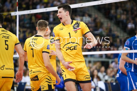  31.01.2018 LODZ<br />
SIATKOWKA LIGA MISTRZOW MEN VOLLEYBALL POLAND <br />
PGE SKRA BELCHATOW - DINAMO MOSCOW<br />
N/Z RADOSC EMOCJE WYGRANA SRECKO LISINIAC<br />
 