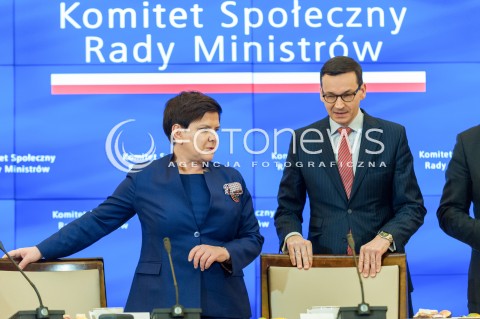 Inauguracyjne posiedzenie Komitetu Społecznego Rady Ministrów w Warszawie