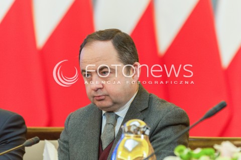  31.01.2018 WARSZAWA<br />INAUGURACYJNE POSIEDZENIE KOMITETU SPOLECZNEGO RADY MINISTROW<br />N/Z KONRAD SZYMANSKI<br /> 