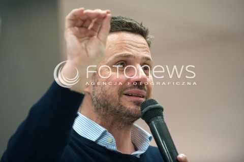  01.02.2018 WARSZAWA<br />SPOTKANIE WYBORCZE RAFALA TRZASKOWSKIEGO<br />N/Z RAFAL TRZASKOWSKI<br /> 