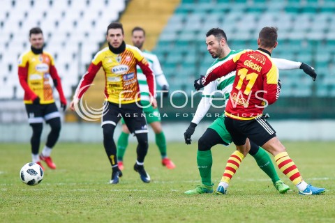  03.02.2018 GDANSK<br />PILKA NOZNA - SPARING<br />MECZ LECHIA GDANSK - CHOJNICZANKA CHOJNICE<br />N/Z SIMEON SLAWCZEW<br /> 