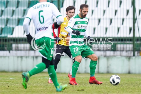  03.02.2018 GDANSK<br />PILKA NOZNA - SPARING<br />MECZ LECHIA GDANSK - CHOJNICZANKA CHOJNICE<br />N/Z FLAVIO PAIXAO<br /> 
