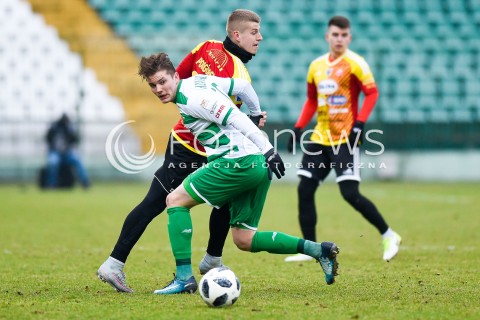  03.02.2018 GDANSK<br />PILKA NOZNA - SPARING<br />MECZ LECHIA GDANSK - CHOJNICZANKA CHOJNICE<br />N/Z ADAM CHRZANOWSKI<br /> 