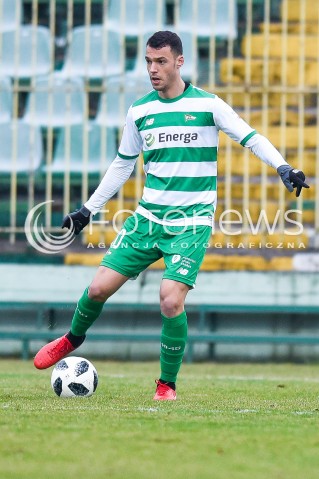  03.02.2018 GDANSK<br />PILKA NOZNA - SPARING<br />MECZ LECHIA GDANSK - CHOJNICZANKA CHOJNICE<br />N/Z JOAO NUNES<br /> 