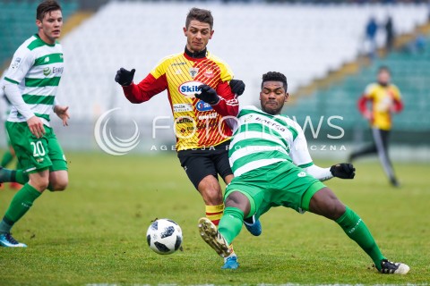  03.02.2018 GDANSK<br />PILKA NOZNA - SPARING<br />MECZ LECHIA GDANSK - CHOJNICZANKA CHOJNICE<br />N/Z GERSON GUIMARAES<br /> 