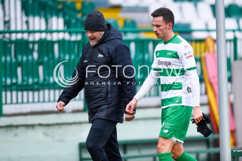  03.02.2018 GDANSK<br />PILKA NOZNA - SPARING<br />MECZ LECHIA GDANSK - CHOJNICZANKA CHOJNICE<br />N/Z RAFAL WOLSKI<br /> 