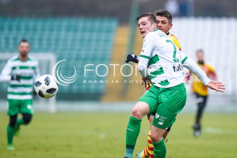 03.02.2018 GDANSK<br />PILKA NOZNA - SPARING<br />MECZ LECHIA GDANSK - CHOJNICZANKA CHOJNICE<br />N/Z ADAM CHRZANOWSKI<br /> 