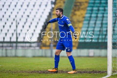  03.02.2018 GDANSK<br />PILKA NOZNA - SPARING<br />MECZ LECHIA GDANSK - CHOJNICZANKA CHOJNICE<br />N/Z DUSAN KUCIAK<br /> 