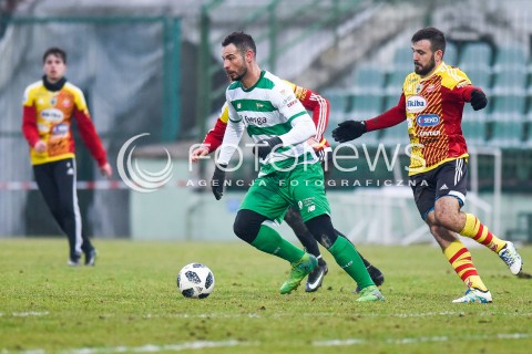  03.02.2018 GDANSK<br />PILKA NOZNA - SPARING<br />MECZ LECHIA GDANSK - CHOJNICZANKA CHOJNICE<br />N/Z SIMEON SLAWCZEW<br /> 