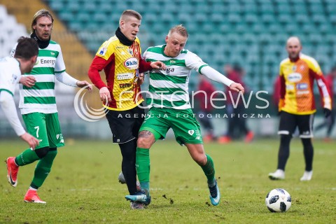  03.02.2018 GDANSK<br />PILKA NOZNA - SPARING<br />MECZ LECHIA GDANSK - CHOJNICZANKA CHOJNICE<br />N/Z DANIEL LUKASIK<br /> 