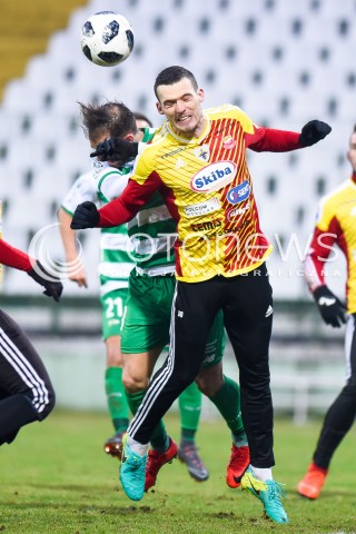  03.02.2018 GDANSK<br />PILKA NOZNA - SPARING<br />MECZ LECHIA GDANSK - CHOJNICZANKA CHOJNICE<br />N/Z TOMASZ BOCZEK<br /> 