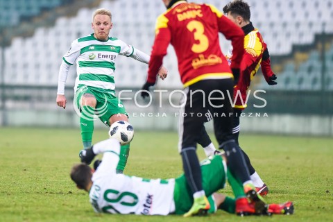  03.02.2018 GDANSK<br />PILKA NOZNA - SPARING<br />MECZ LECHIA GDANSK - CHOJNICZANKA CHOJNICE<br />N/Z DANIEL LUKASIK<br /> 