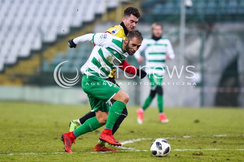  03.02.2018 GDANSK<br />PILKA NOZNA - SPARING<br />MECZ LECHIA GDANSK - CHOJNICZANKA CHOJNICE<br />N/Z FLAVIO PAIXAO<br /> 