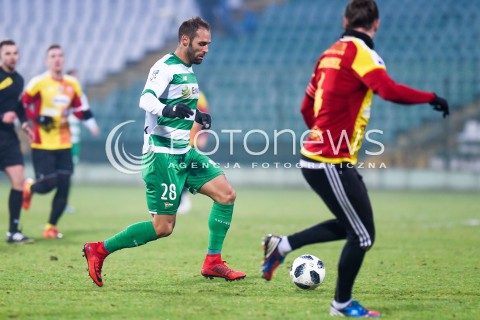  03.02.2018 GDANSK<br />PILKA NOZNA - SPARING<br />MECZ LECHIA GDANSK - CHOJNICZANKA CHOJNICE<br />N/Z FLAVIO PAIXAO<br /> 