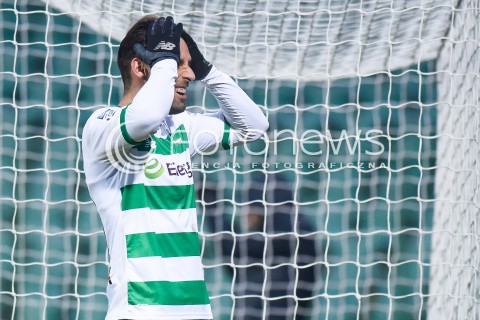  03.02.2018 GDANSK<br />PILKA NOZNA - SPARING<br />MECZ LECHIA GDANSK - CHOJNICZANKA CHOJNICE<br />N/Z MARCO PAIXAO<br /> 