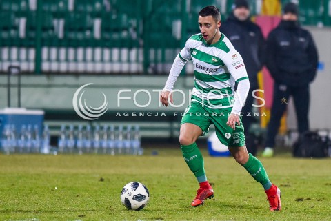  03.02.2018 GDANSK<br />PILKA NOZNA - SPARING<br />MECZ LECHIA GDANSK - CHOJNICZANKA CHOJNICE<br />N/Z JOAO OLIVEIRA<br /> 