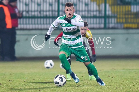  03.02.2018 GDANSK<br />PILKA NOZNA - SPARING<br />MECZ LECHIA GDANSK - CHOJNICZANKA CHOJNICE<br />N/Z MATO MILOS<br /> 