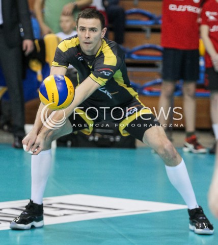  04.02.2018 RZESZOW <br />SIATKOWKA PLUSLIGA 2017/2018 MEN VOLLEYBALL POLAND POLISH PLUS LIGA LEAGUE SEASON 2017/2018 <br />MECZ ASSECO RESOVIA RZESZOW - PGE SKRA BELCHATOW <br />N/Z MARIUSZ WLAZLY SYLWETKA <br /> 