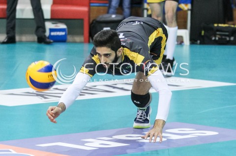  04.02.2018 RZESZOW <br />SIATKOWKA PLUSLIGA 2017/2018 MEN VOLLEYBALL POLAND POLISH PLUS LIGA LEAGUE SEASON 2017/2018 <br />MECZ ASSECO RESOVIA RZESZOW - PGE SKRA BELCHATOW <br />N/Z MILAD EBADIPOUR SYLWETKA <br /> 