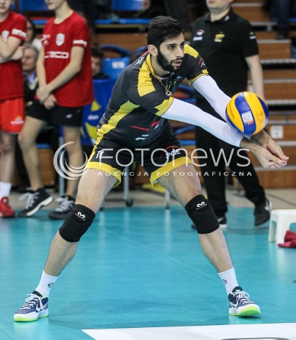  04.02.2018 RZESZOW <br />SIATKOWKA PLUSLIGA 2017/2018 MEN VOLLEYBALL POLAND POLISH PLUS LIGA LEAGUE SEASON 2017/2018 <br />MECZ ASSECO RESOVIA RZESZOW - PGE SKRA BELCHATOW <br />N/Z MILAD EBADIPOUR SYLWETKA <br /> 