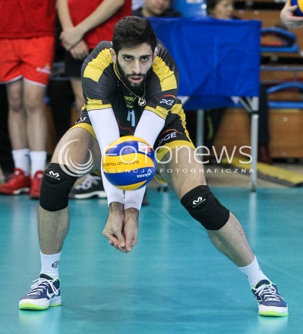  04.02.2018 RZESZOW <br />SIATKOWKA PLUSLIGA 2017/2018 MEN VOLLEYBALL POLAND POLISH PLUS LIGA LEAGUE SEASON 2017/2018 <br />MECZ ASSECO RESOVIA RZESZOW - PGE SKRA BELCHATOW <br />N/Z MILAD EBADIPOUR SYLWETKA <br /> 