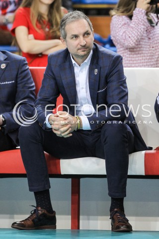  04.02.2018 RZESZOW <br />SIATKOWKA PLUSLIGA 2017/2018 MEN VOLLEYBALL POLAND POLISH PLUS LIGA LEAGUE SEASON 2017/2018 <br />MECZ ASSECO RESOVIA RZESZOW - PGE SKRA BELCHATOW <br />N/Z ANDRZEJ KOWAL - I TRENER ( HEAD COACH ) SYLWETKA <br /> 
