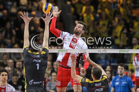 04.02.2018 RZESZOW <br />SIATKOWKA PLUSLIGA 2017/2018 MEN VOLLEYBALL POLAND POLISH PLUS LIGA LEAGUE SEASON 2017/2018 <br />MECZ ASSECO RESOVIA RZESZOW - PGE SKRA BELCHATOW <br />N/Z DAWID DRYJA <br /> 