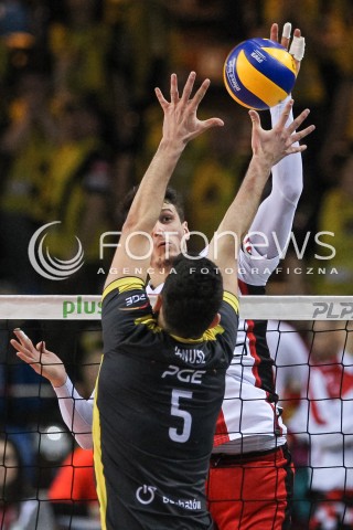  04.02.2018 RZESZOW <br />SIATKOWKA PLUSLIGA 2017/2018 MEN VOLLEYBALL POLAND POLISH PLUS LIGA LEAGUE SEASON 2017/2018 <br />MECZ ASSECO RESOVIA RZESZOW - PGE SKRA BELCHATOW <br />N/Z THIBAULT ROSSARD <br /> 