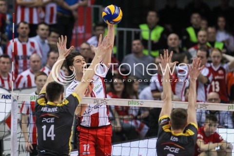  04.02.2018 RZESZOW <br />SIATKOWKA PLUSLIGA 2017/2018 MEN VOLLEYBALL POLAND POLISH PLUS LIGA LEAGUE SEASON 2017/2018 <br />MECZ ASSECO RESOVIA RZESZOW - PGE SKRA BELCHATOW <br />N/Z ALEKSANDER SLIWKA <br /> 