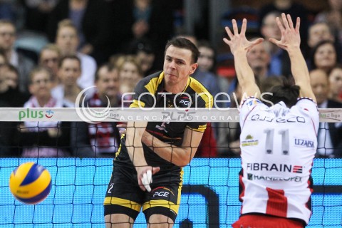  04.02.2018 RZESZOW <br />SIATKOWKA PLUSLIGA 2017/2018 MEN VOLLEYBALL POLAND POLISH PLUS LIGA LEAGUE SEASON 2017/2018 <br />MECZ ASSECO RESOVIA RZESZOW - PGE SKRA BELCHATOW <br />N/Z MARIUSZ WLAZLY <br /> 