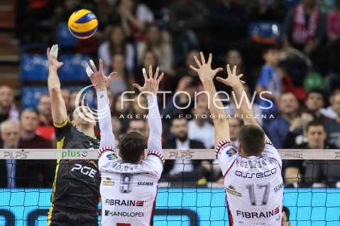  04.02.2018 RZESZOW <br />SIATKOWKA PLUSLIGA 2017/2018 MEN VOLLEYBALL POLAND POLISH PLUS LIGA LEAGUE SEASON 2017/2018 <br />MECZ ASSECO RESOVIA RZESZOW - PGE SKRA BELCHATOW <br />N/Z MARIUSZ WLAZLY <br /> 