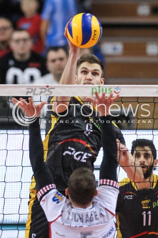  04.02.2018 RZESZOW <br />SIATKOWKA PLUSLIGA 2017/2018 MEN VOLLEYBALL POLAND POLISH PLUS LIGA LEAGUE SEASON 2017/2018 <br />MECZ ASSECO RESOVIA RZESZOW - PGE SKRA BELCHATOW <br />N/Z KAROL KLOS <br /> 