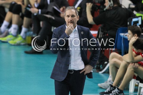  04.02.2018 RZESZOW <br />SIATKOWKA PLUSLIGA 2017/2018 MEN VOLLEYBALL POLAND POLISH PLUS LIGA LEAGUE SEASON 2017/2018 <br />MECZ ASSECO RESOVIA RZESZOW - PGE SKRA BELCHATOW <br />N/Z ANDRZEJ KOWAL - I TRENER ( HEAD COACH ) SYLWETKA <br /> 